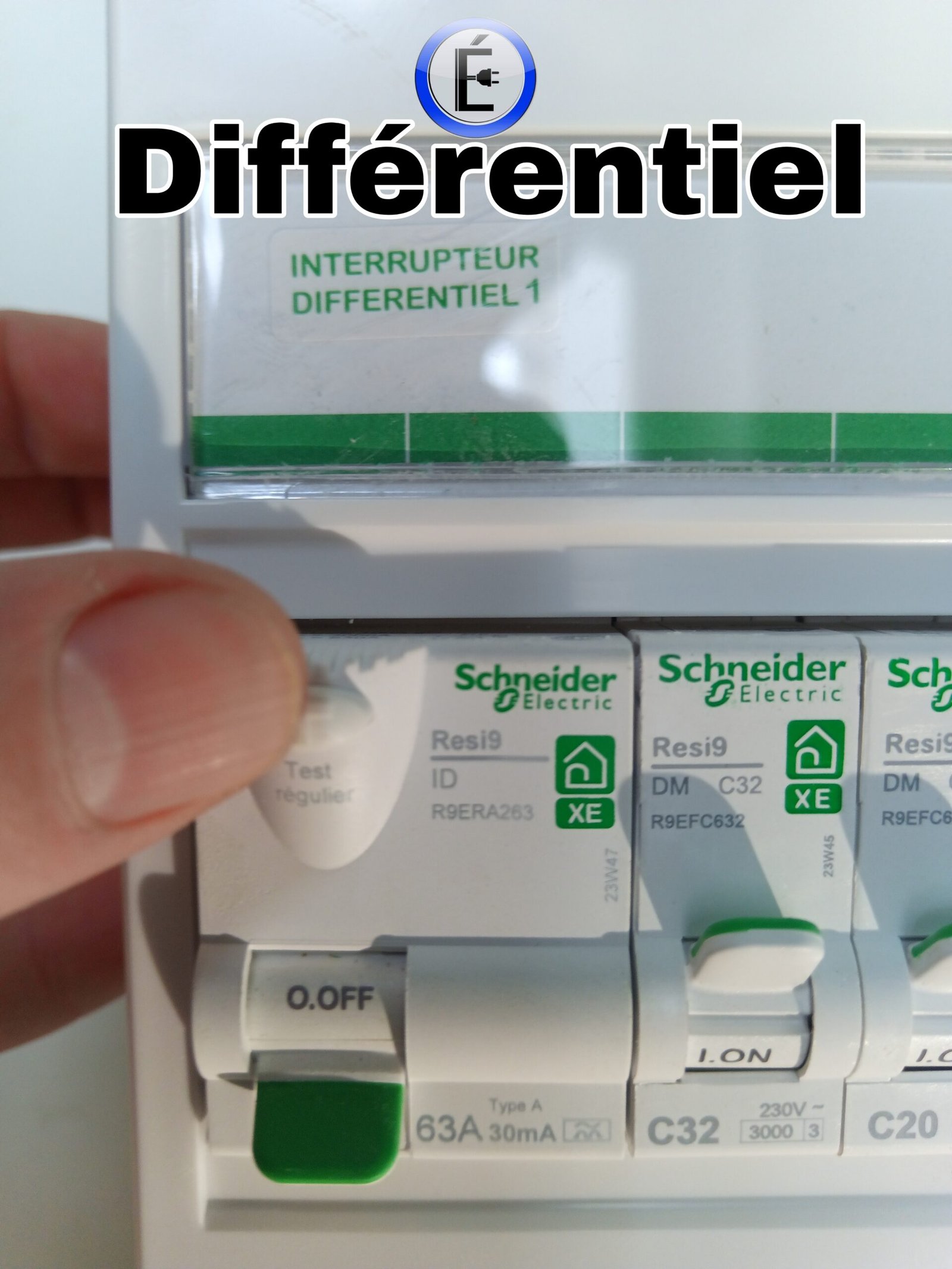 Installation d&rsquo;un dispositif différentiel 30 mA
