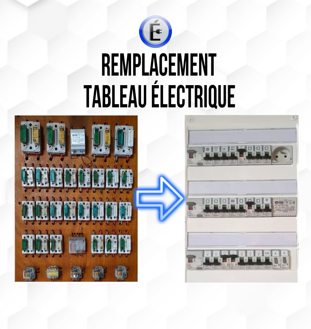Remplacement du tableau électrique
