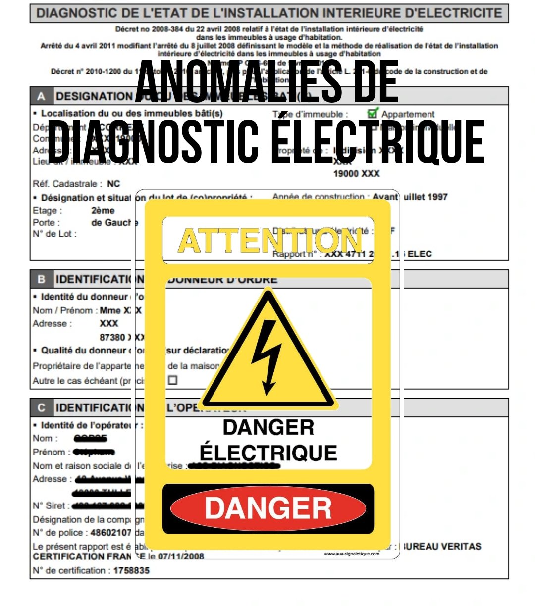 Mise en conformité électrique suite à diagnostic